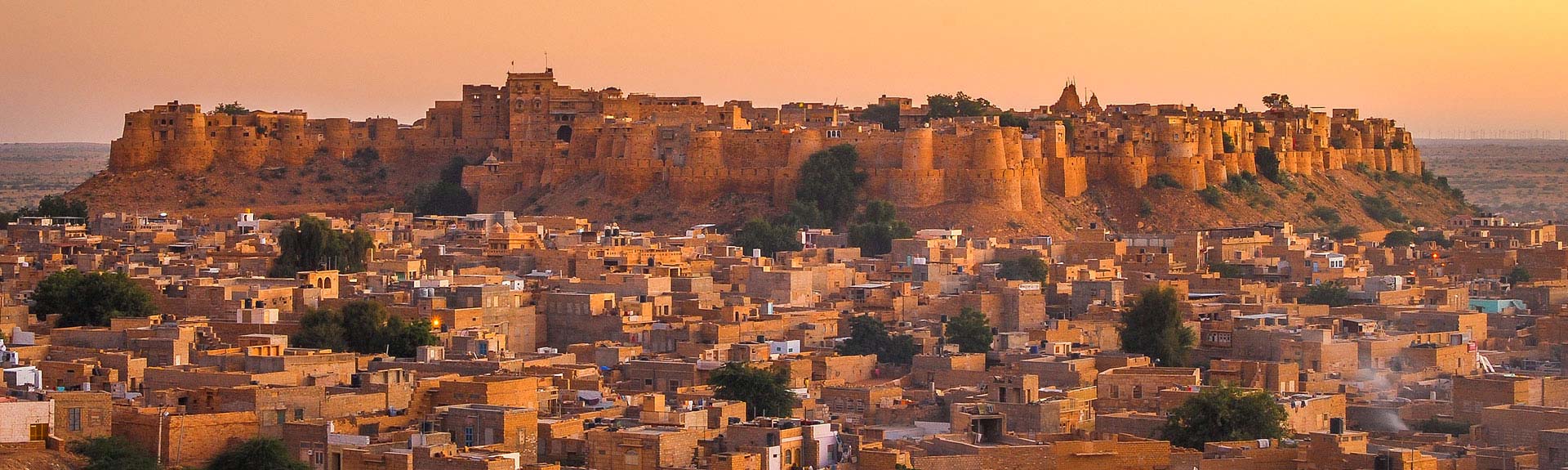 The golden city of Jaisalmer in Rajasthan